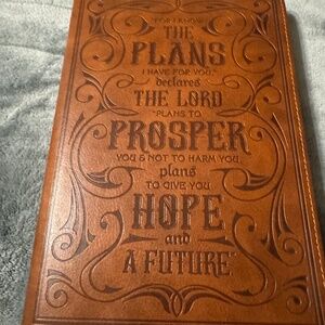 Leather Zip Closure Affirmation Journal